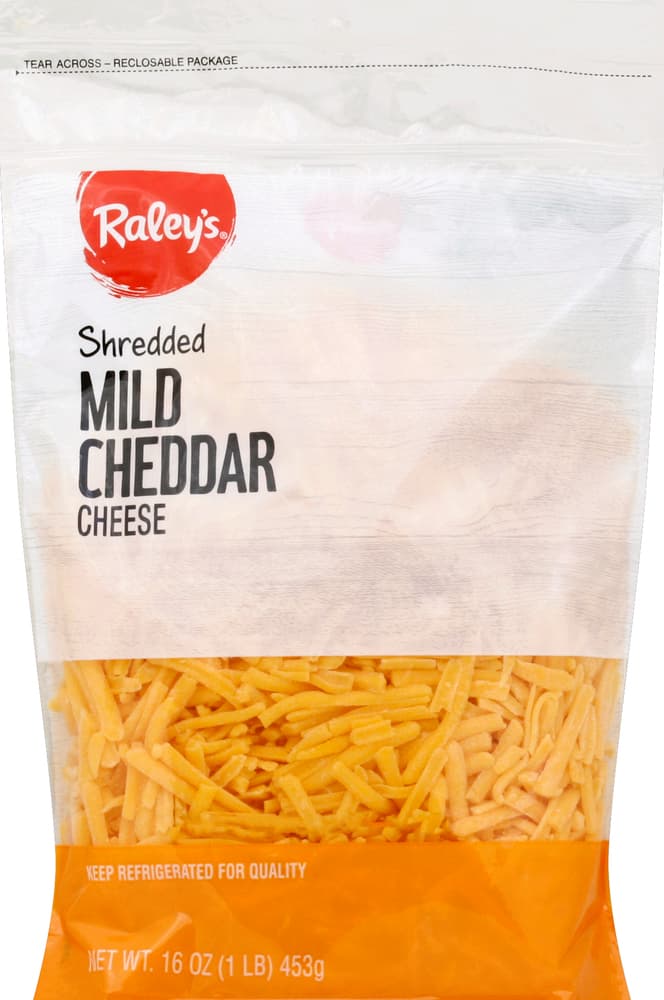 Raley'S Shredded Mild Cheddar Cheese