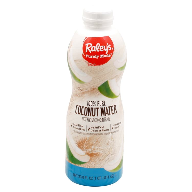 Raley'S Purely Made 100% Coconut Water