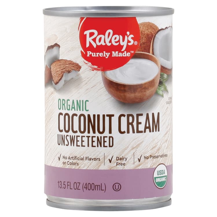 Raley'S Coconut Cream, Organic, Unsweetened