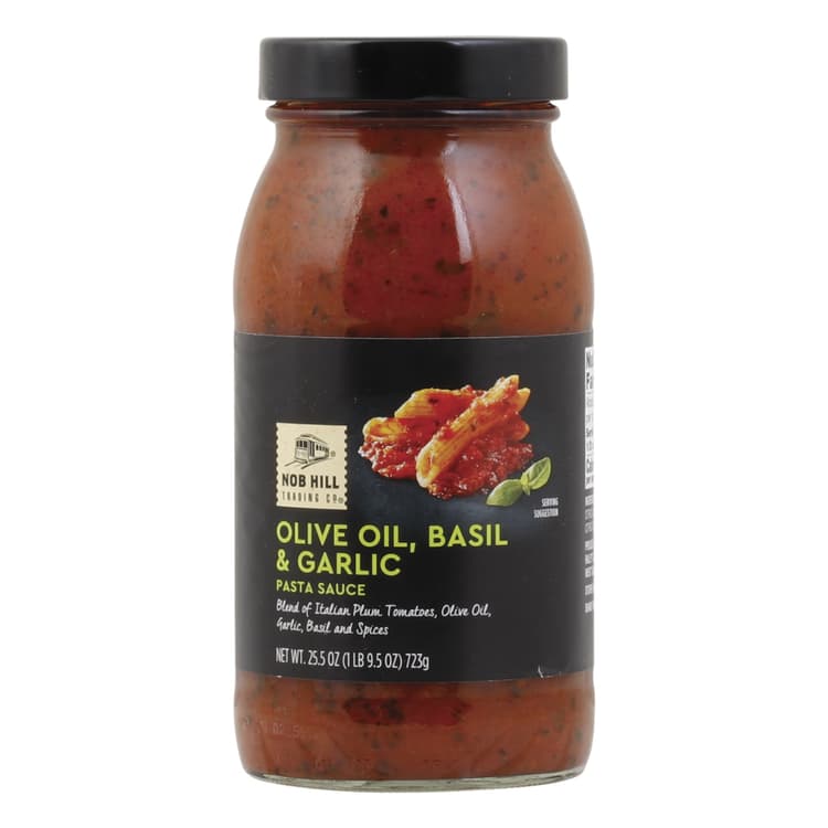 Nob Hill Trading Co. Pasta Sauce, Olive Oil, Basil & Garlic