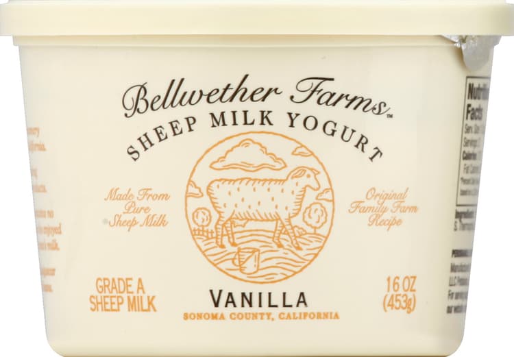 Bellwether Farms Yogurt, Sheep Milk, Vanilla