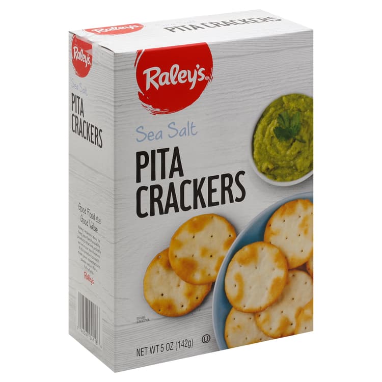 Raley'S Sea Salt Pita Crackers