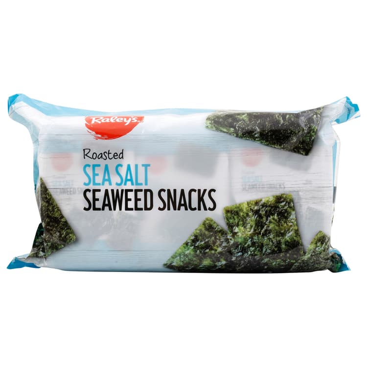 Raley'S Roasted Sea Salt Seaweed Snacks