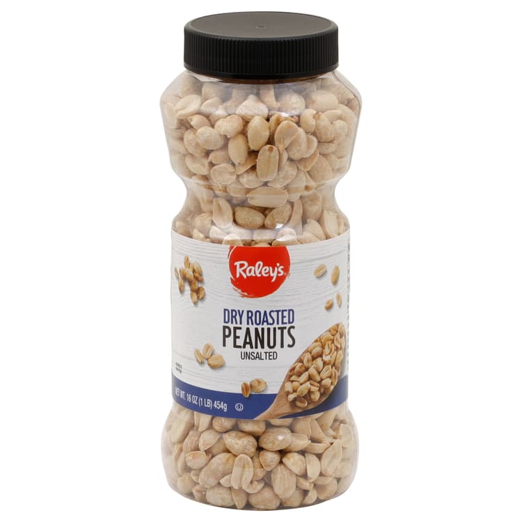 Raley'S Unsalted Dry Roasted Peanuts