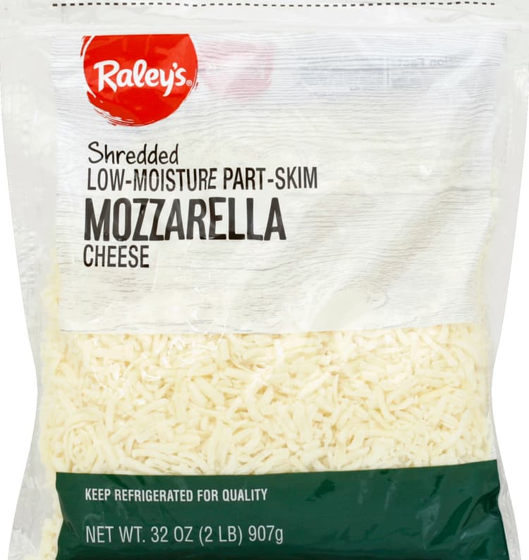 Raley'S Low-Moisture Part-Skim Fancy Shredded Mozzarella Cheese