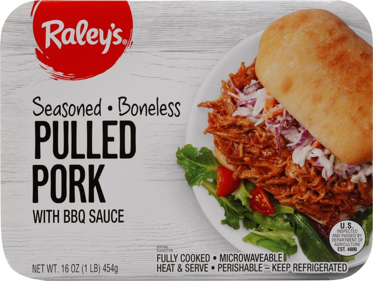 Raley'S Boneless Pulled Pork With Bbq Sauce