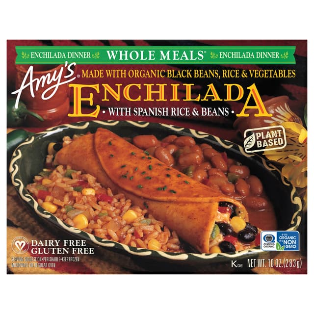 Is it Low FODMAP? Amy's Kitchen Enchilada With Spanish Rice & Beans