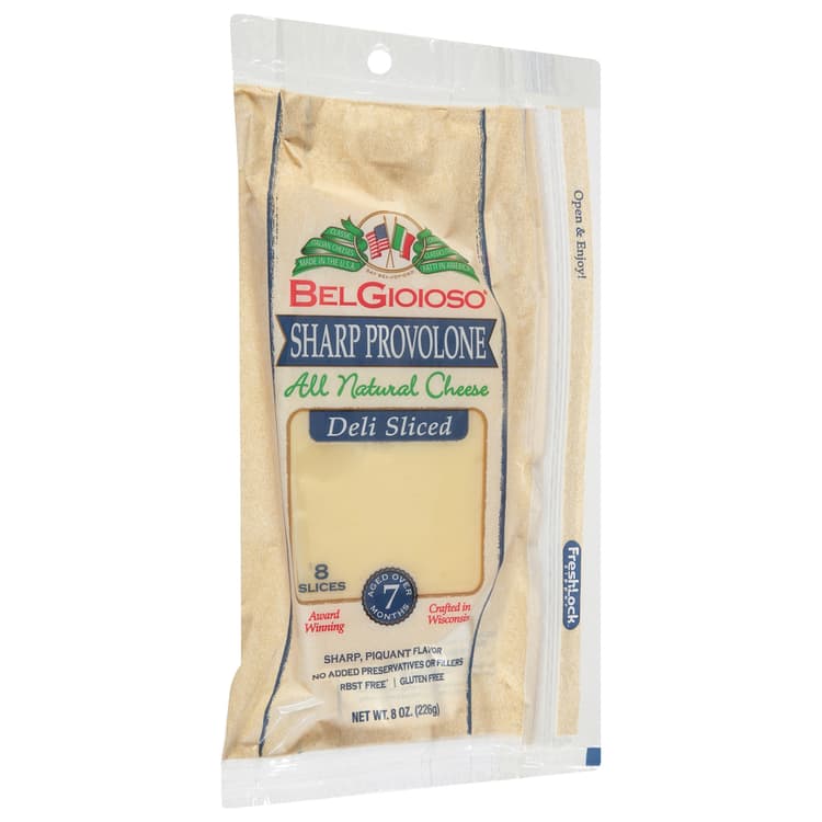 Bel Gioioso Sliced Cheese, Deli, Sharp Provolone
