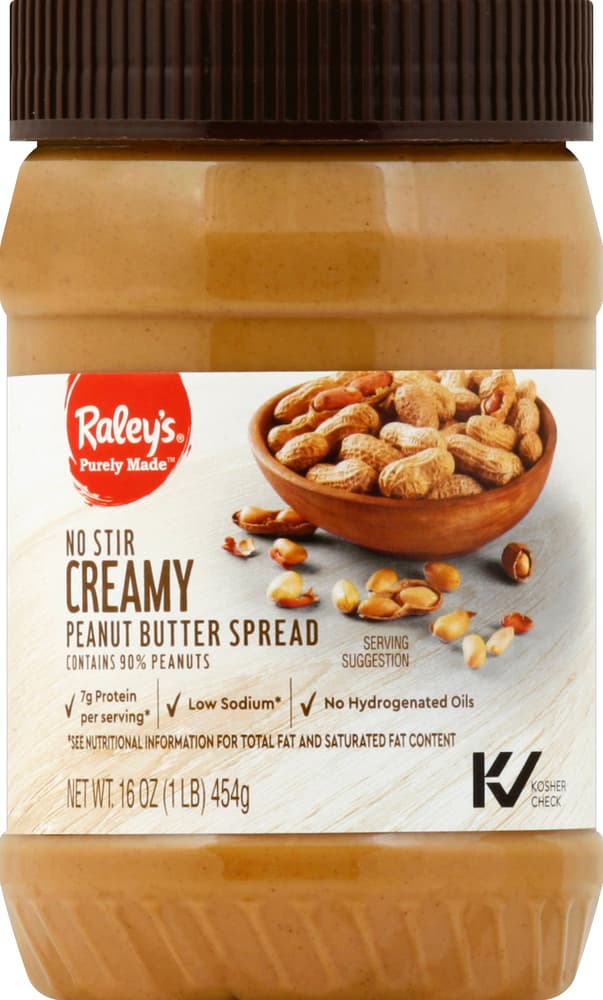 Raley'S Purely Made Creamy No Stir Peanut Butter