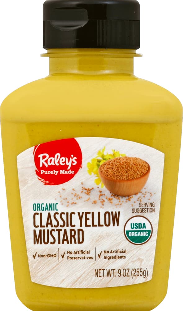 Raley'S Purely Made Organic Classic Yellow Mustard