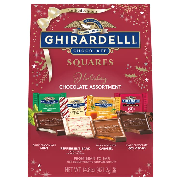 Ghirardelli Squares Chocolate, Holiday, Assortment