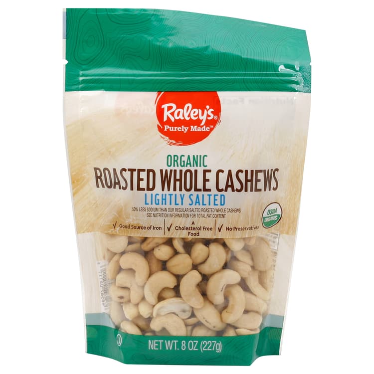 Raley'S Purely Made Organic Roasted Cashews