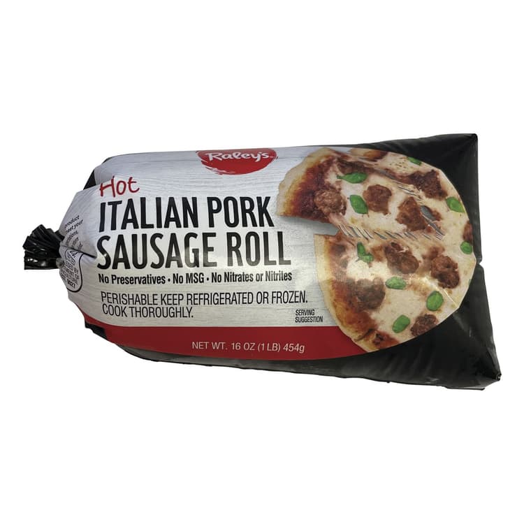 Raley'S Fine Meats Hot Italian Pork Sausage Roll