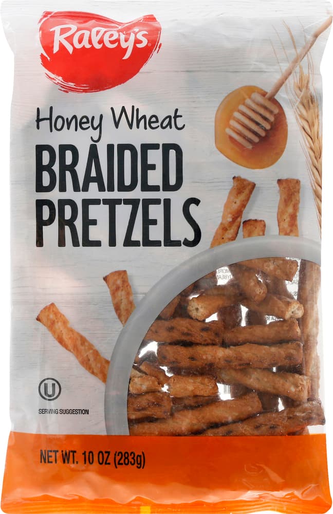 Raley'S Braided Pretzels, Honey Wheat