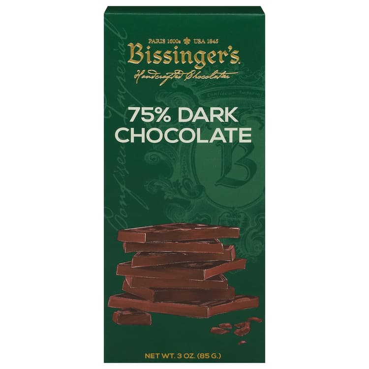 Bissingers Dark Chocolate, 75%