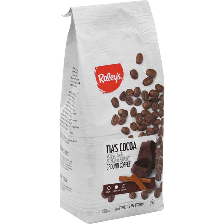 Raley'S Tia'S Cocoa Medium Roast Ground Coffee