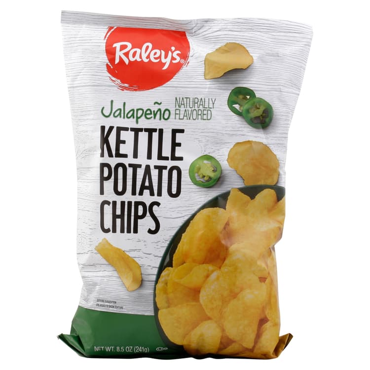 Raley'S Potato Chips, Jalapeno, Kettle
