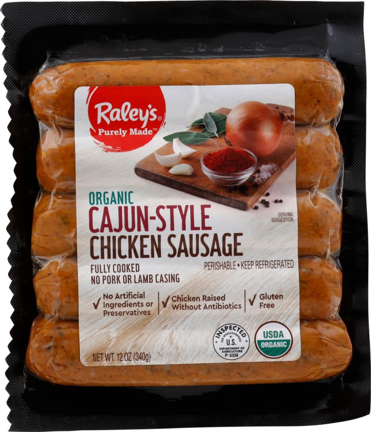 Raley'S Purely Made Cajun-Style Chicken Sausage