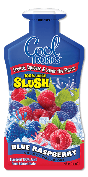 Cool Tropics 100% Juice Slush Blue Raspberry