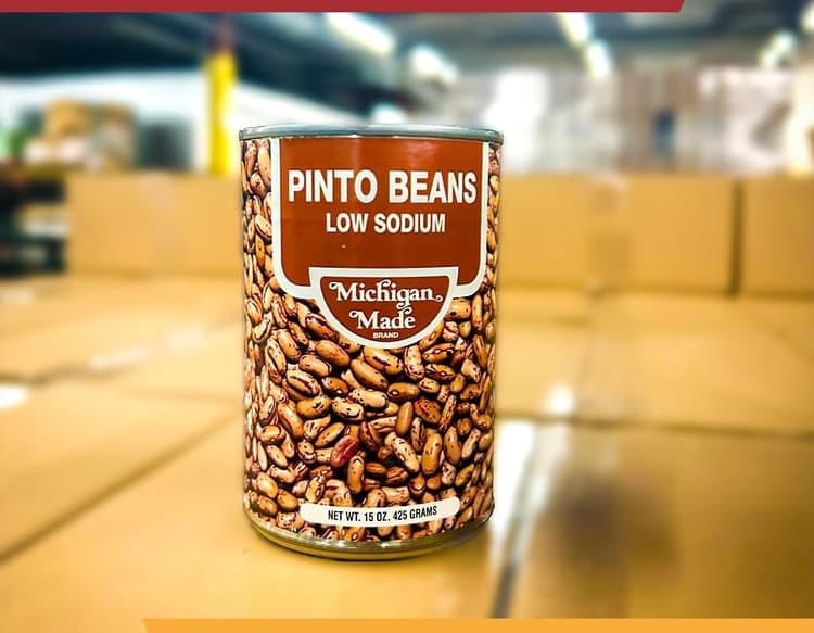 Michigan Made Low Sodium Pinto Beans