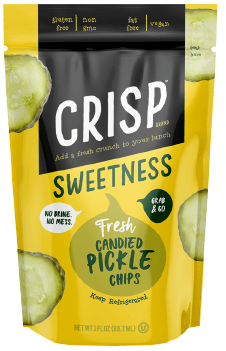 Crisp Brand Sweetness Fresh Candied Pickle Chips