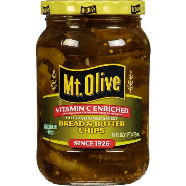 Mt. Olive Pickles, Bread & Butter Chips