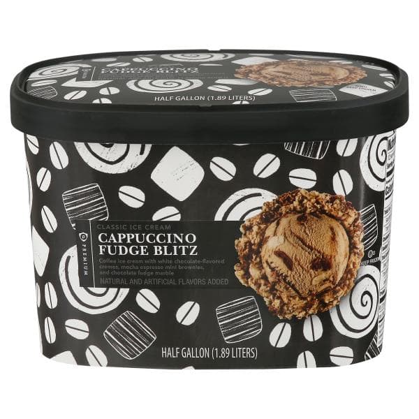 Publix Premium Ice Cream, Cappuccino Fudge Blitz, Classic