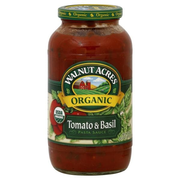 Walnut Acres Organic Pasta Sauce, Organic, Tomato & Basil