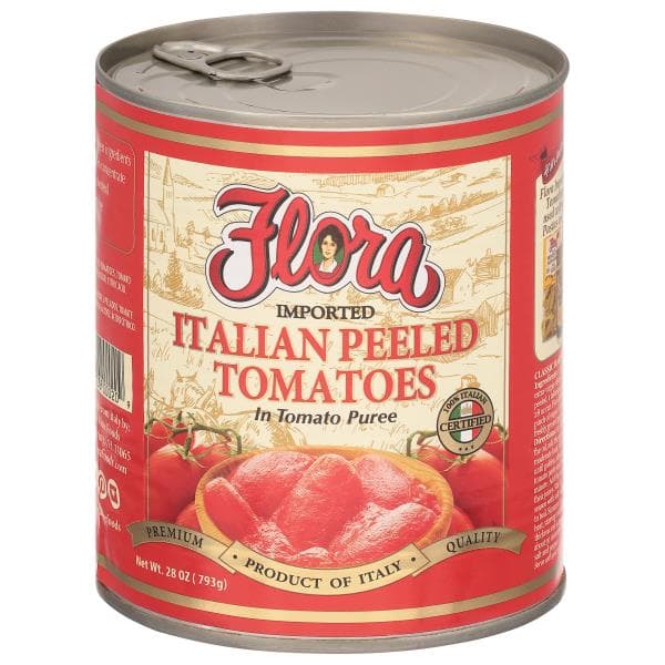 Flora Tomatoes, In Tomato Puree, Italian Peeled