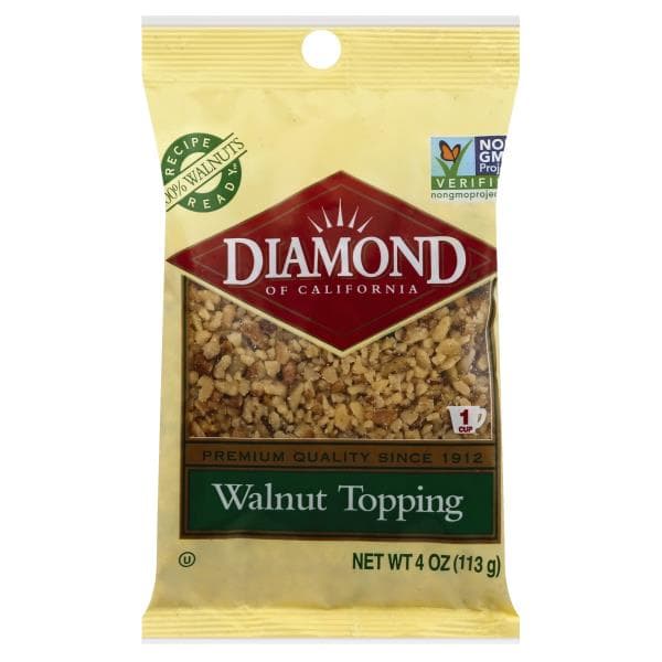 Diamond Walnut Topping