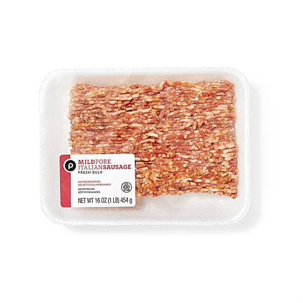 Publix Mild Italian Pork Sausage Ground, Our Exclusive Recipe