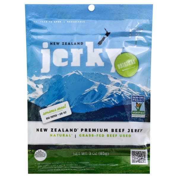 New Zealand Jerky Beef Jerky, Premium, New Zealand, Original