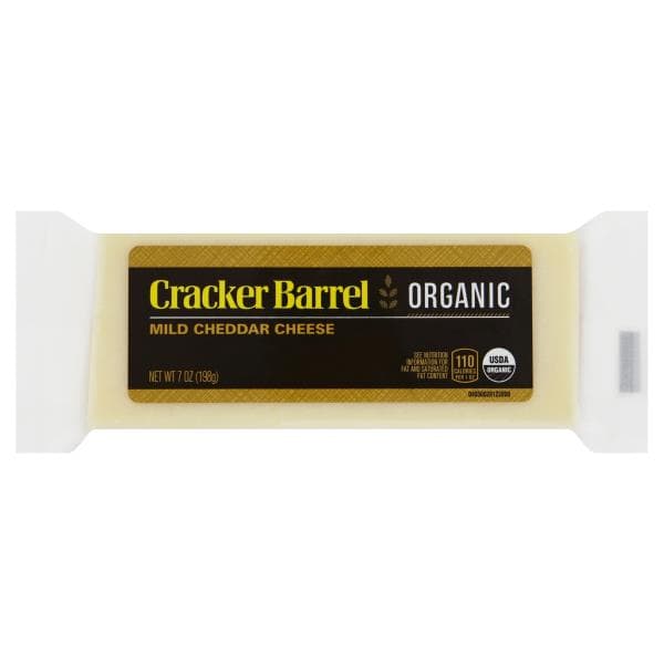 Cracker Barrel Cheese, Organic, Mild Cheddar