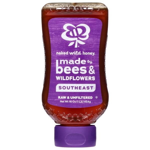 Naked Wild Honey 100% Raw Honey, Southeast