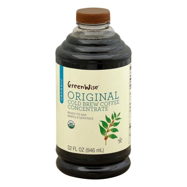 Greenwise Coffee Concentrate, Organic, Cold Brew, Original