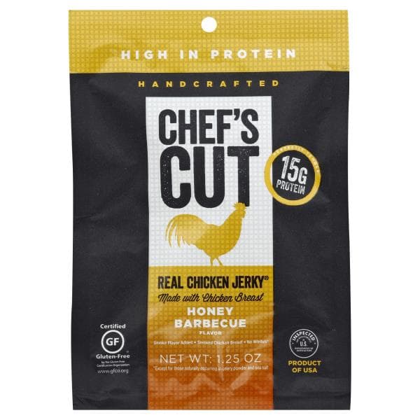 Chefs Cut Jerky, Real Turkey, Honey Barbecue