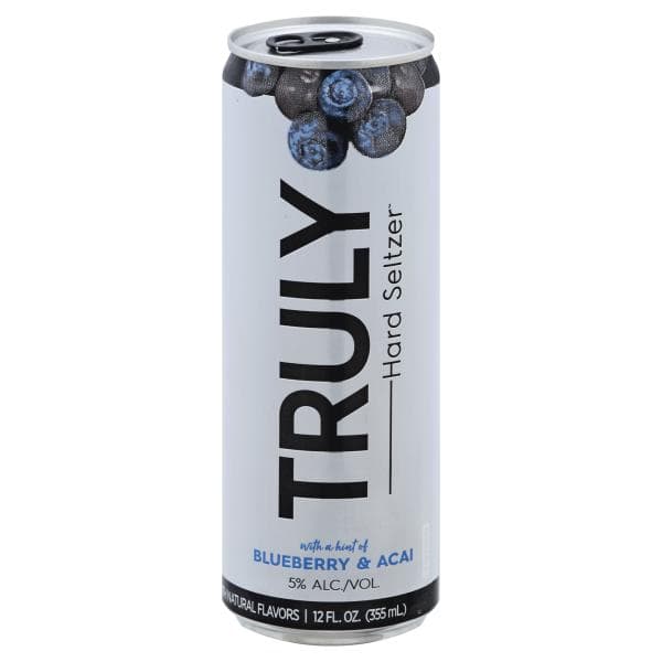 Truly Blueberry & Acai Hard Seltzer