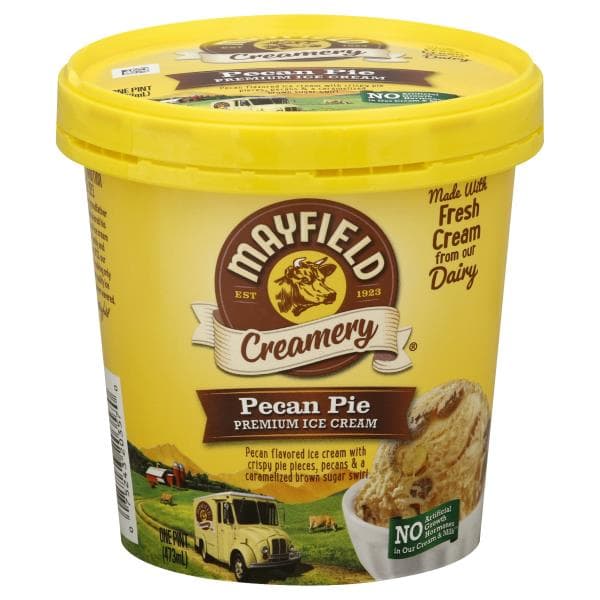 Mayfield Ice Cream, Premium, Pecan Pie