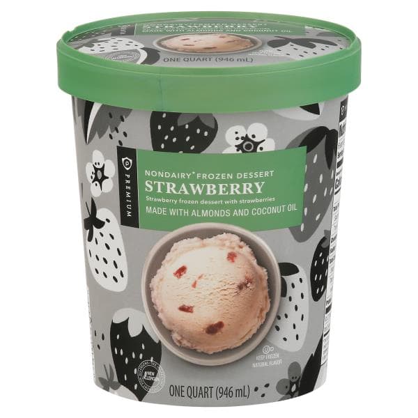 Publix Premium  Dessert, Nondairy, Strawberry