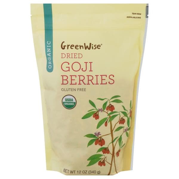 Greenwise Goji Berries, Organic, Dried