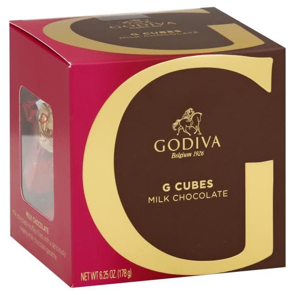 Godiva Milk Chocolate, G Cubes