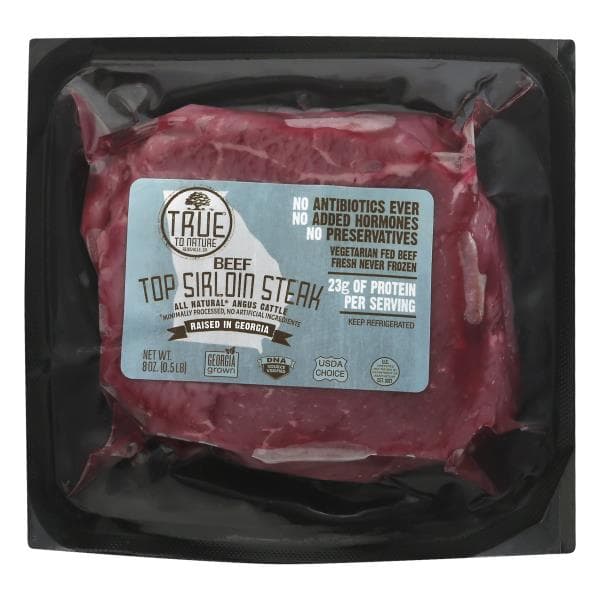 True To Nature Beef, Top Sirloin Steak