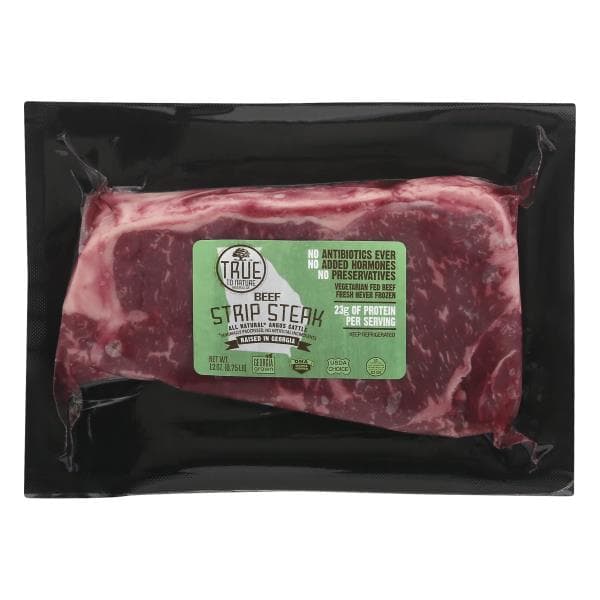 True To Nature Beef, Strip Steak