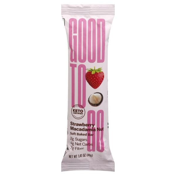 Good To Go Soft Baked Bar, Strawberry Macadamia Nut
