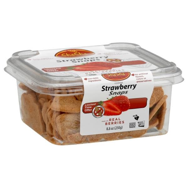 Shasha Cookies, Strawberry Snaps