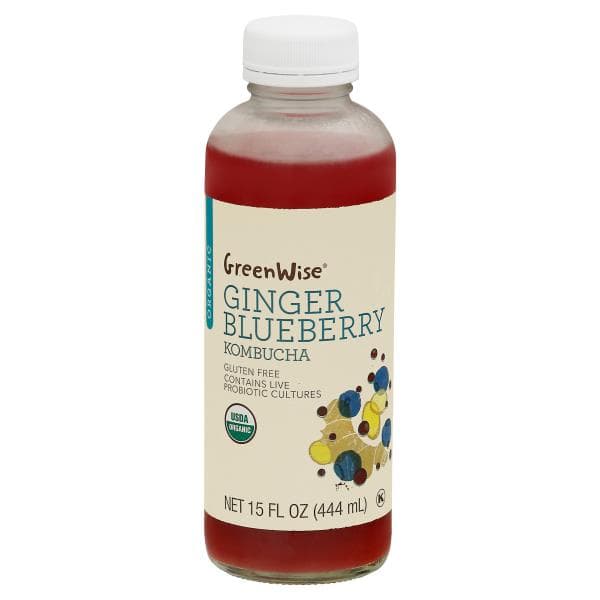 Greenwise Ginger Blueberry Kombucha