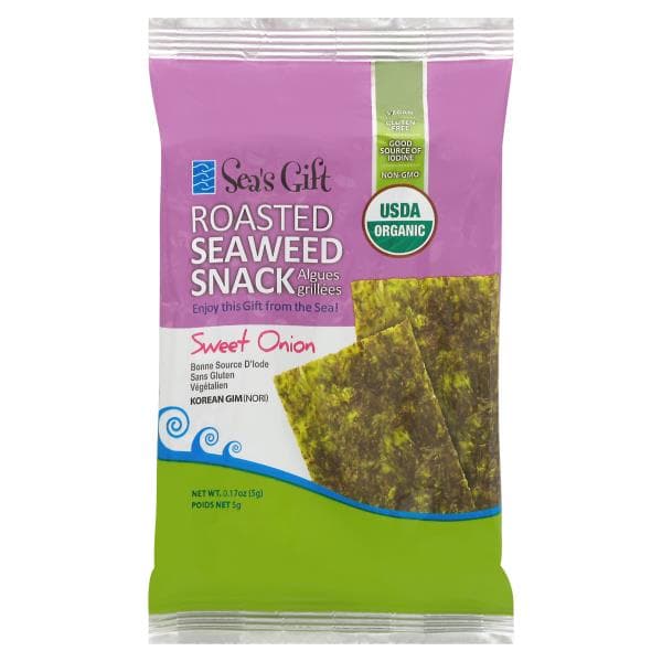 Sea'S Gift Roasted Seaweed Snack Sweet Onion