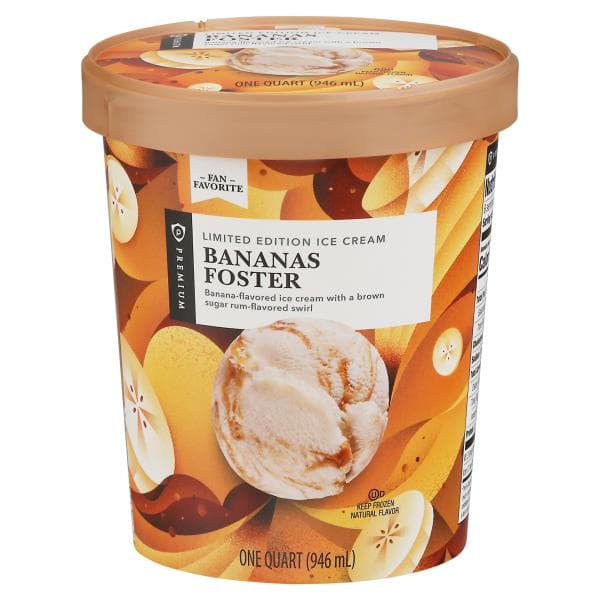 Publix Premium Ice Cream, Bananas Foster