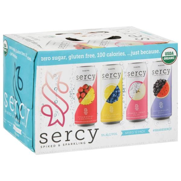 Sercy Spiked & Sparkling Beer, Mixed