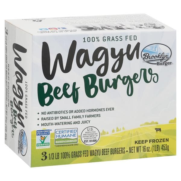 Brooklyn Burger Beef Burgers, Wagyu